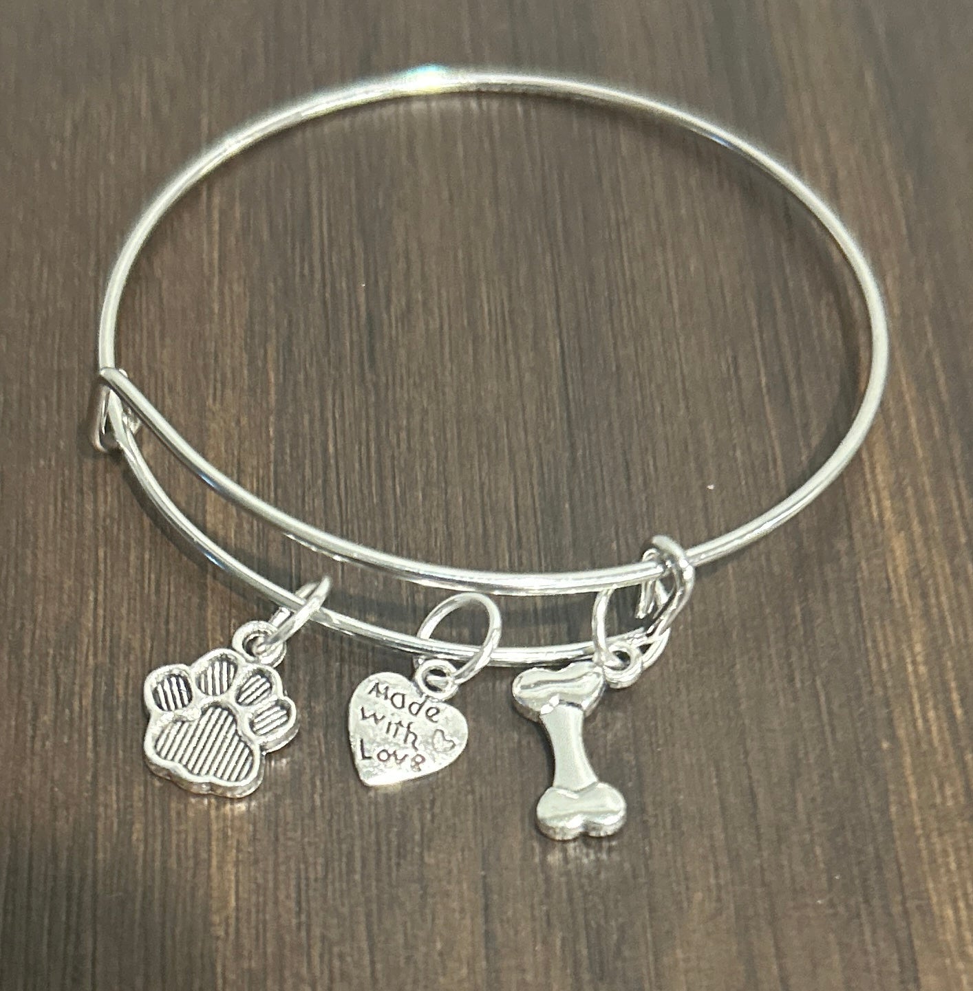 Stackable Charm Bangle Bracelets