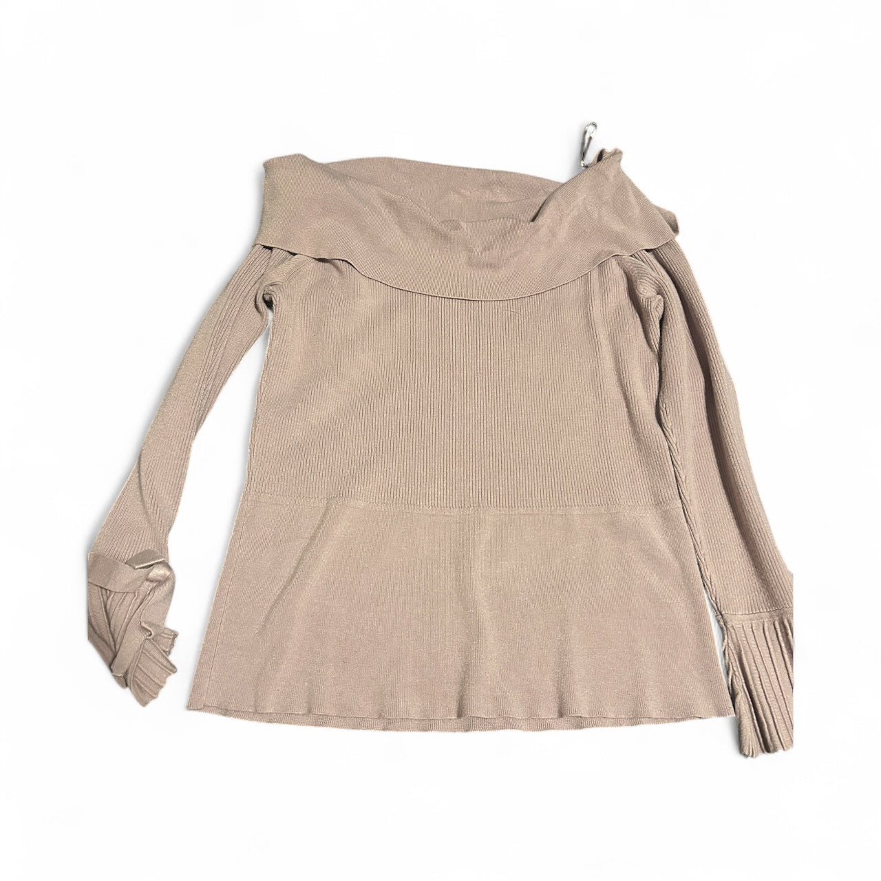 Lavender Breeze Off-the-Shoulder Sweater