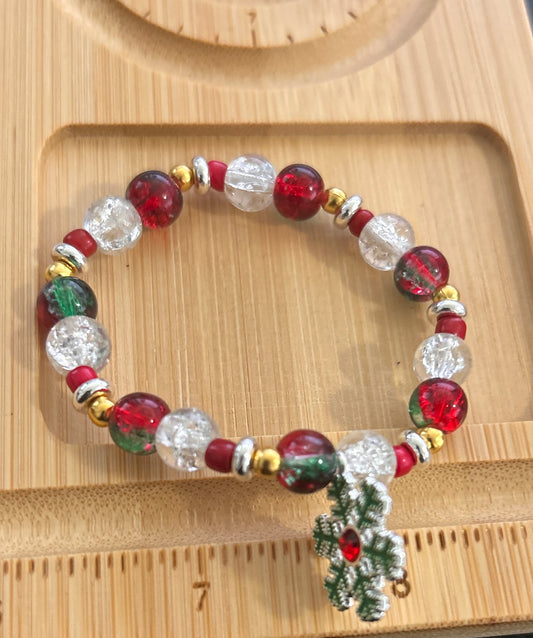 Beaded Christmas Bracelets