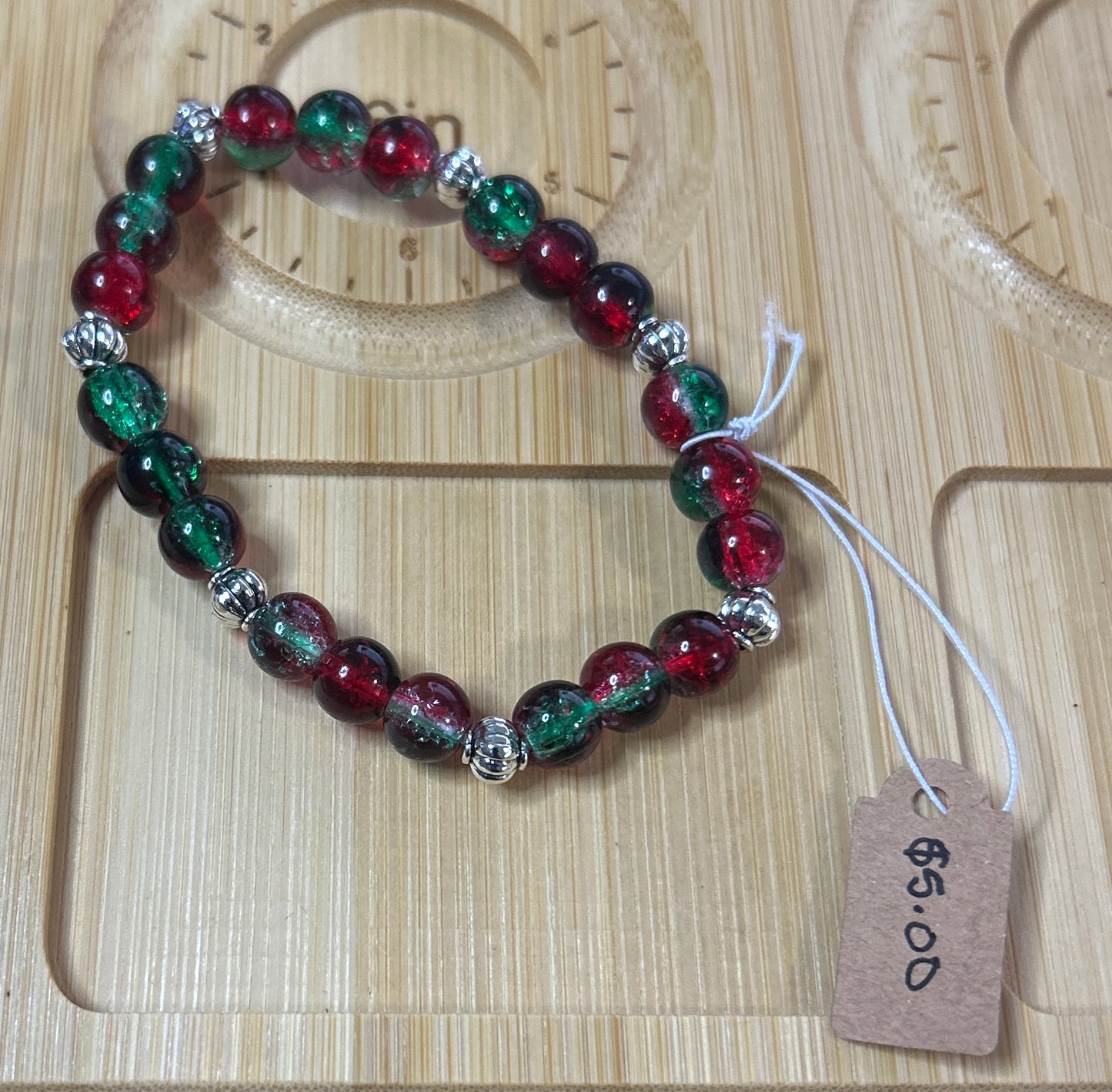 Beaded Christmas Bracelets