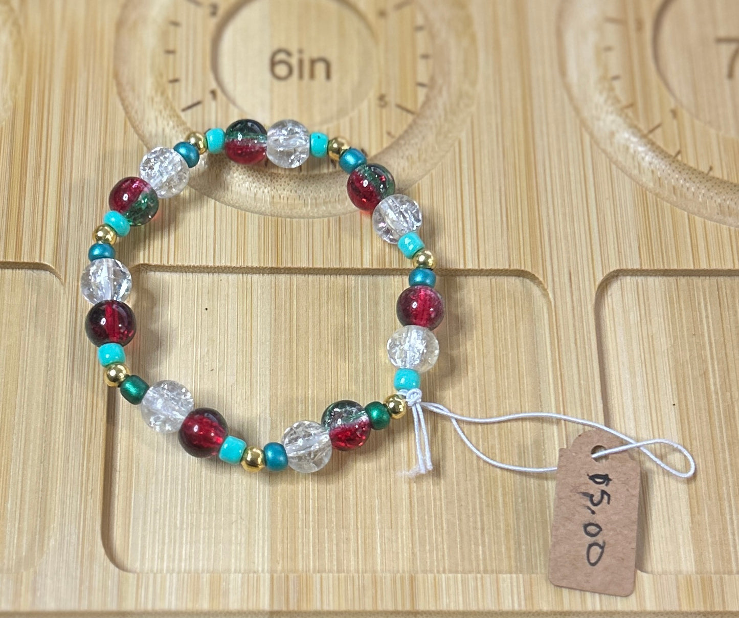 Beaded Christmas Bracelets