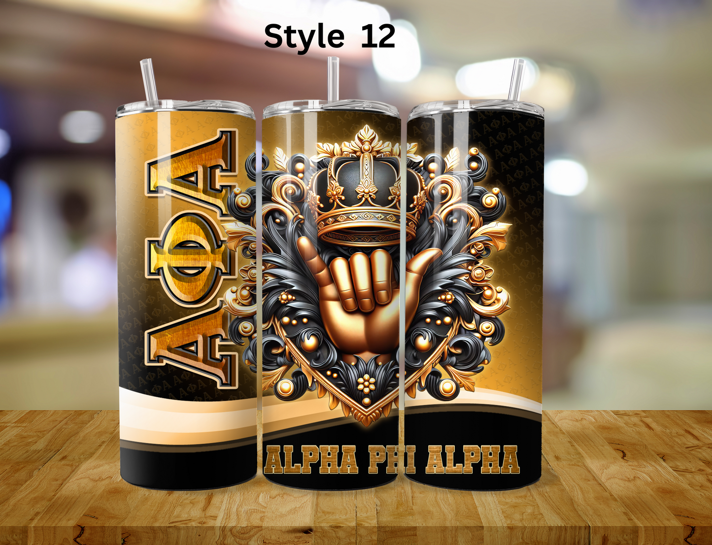 Alpha Phi Alpha Fraternity Tumbler