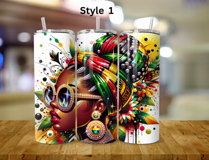 Juneteenth Stainless Steel 20 oz Tumbler