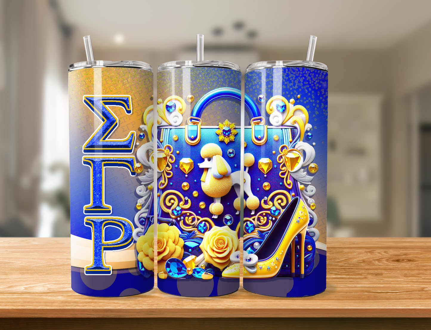 Sigma Gamma Rho Sorority Tumbler