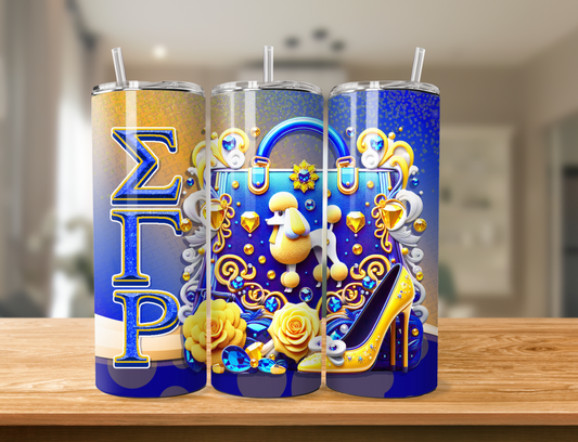 Sigma Gamma Rho Sorority Tumbler