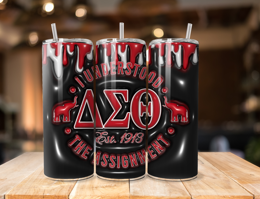 Delta Sigma Theta Sorority Tumbler