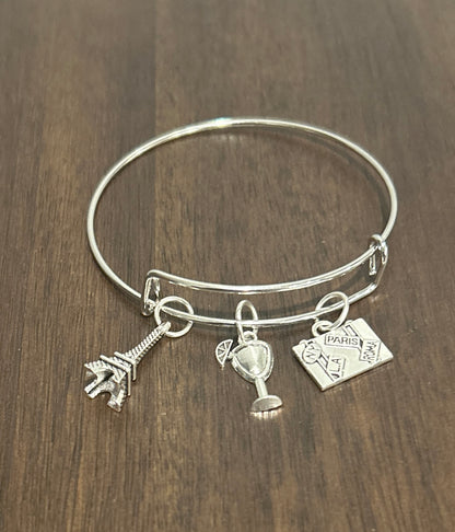 Stackable Charm Bangle Bracelets