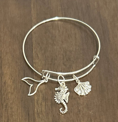 Stackable Charm Bangle Bracelets