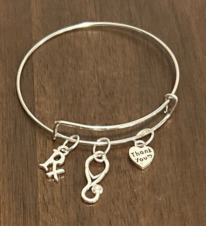 Stackable Charm Bangle Bracelets