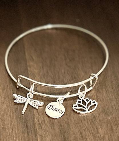 Stackable Charm Bangle Bracelets