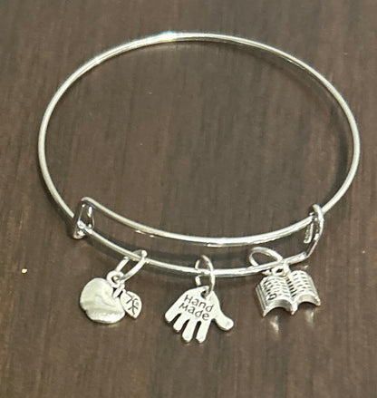 Stackable Charm Bangle Bracelets