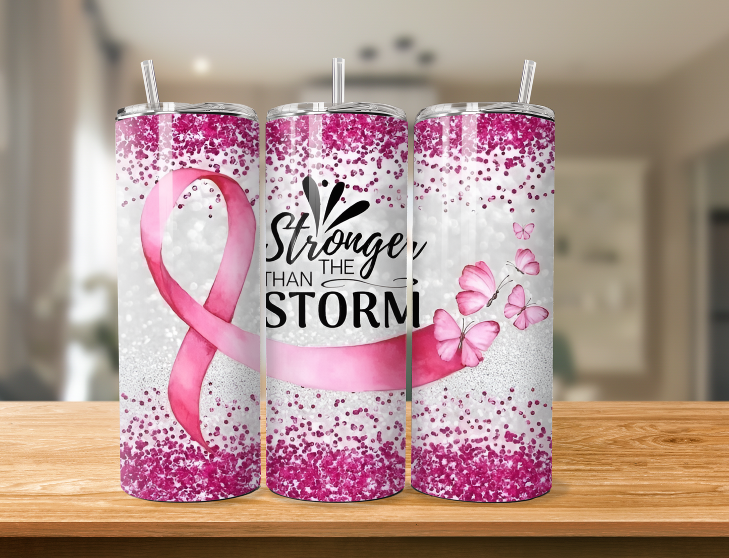 Breast Cancer Awareness Stainless Steel 20 oz Tumbler