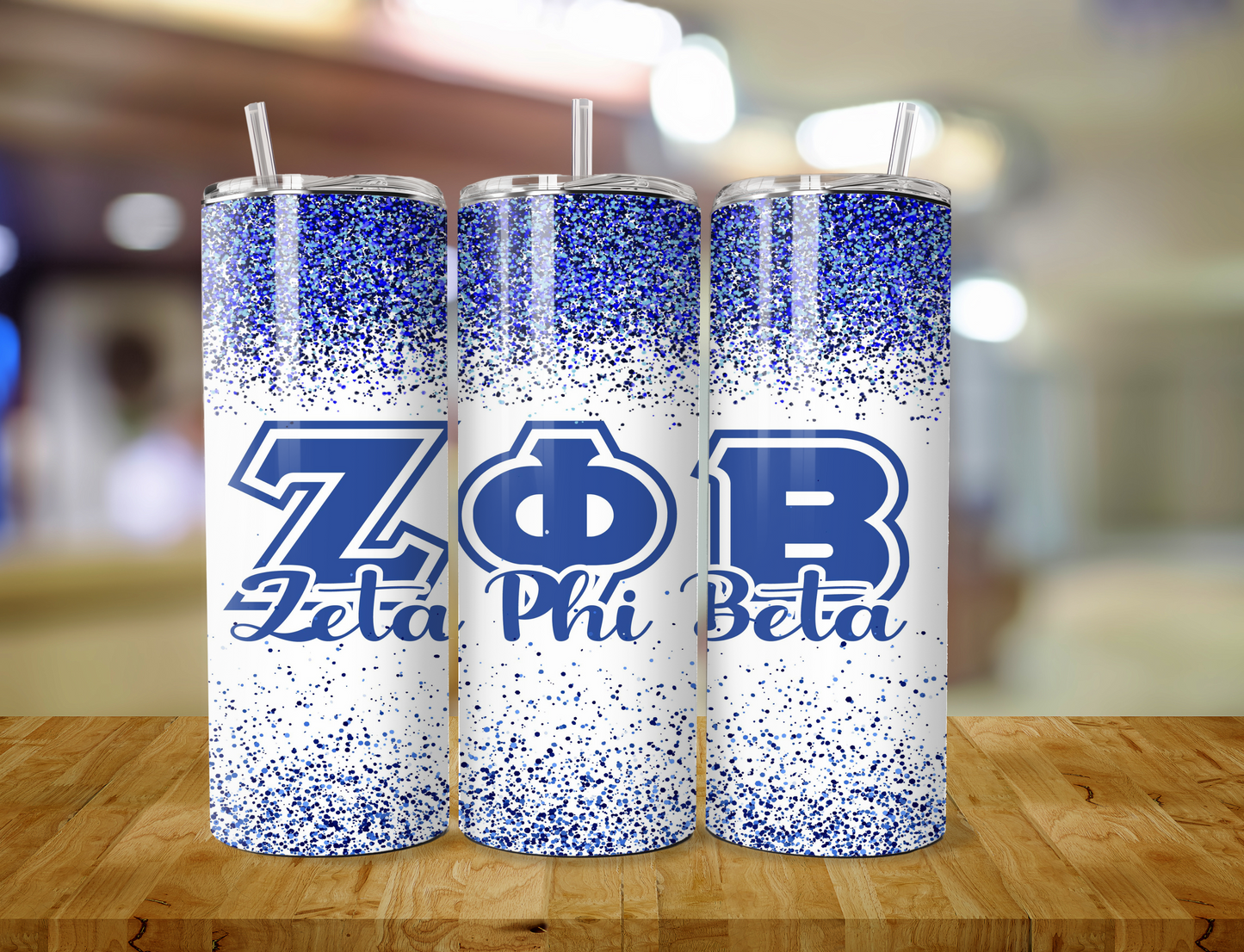 Zeta Phi Beta Sorority Tumbler