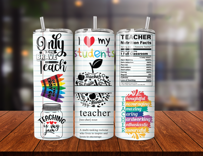 Teacher 20 oz Tumblers