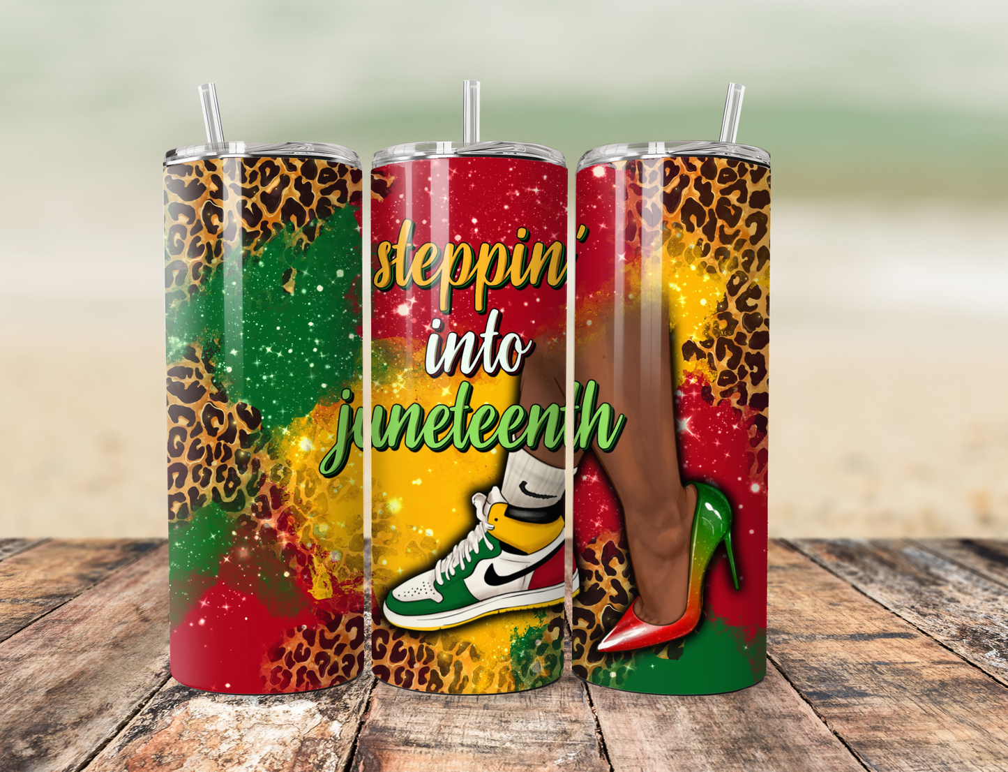 Juneteenth Stainless Steel 20 oz Tumbler