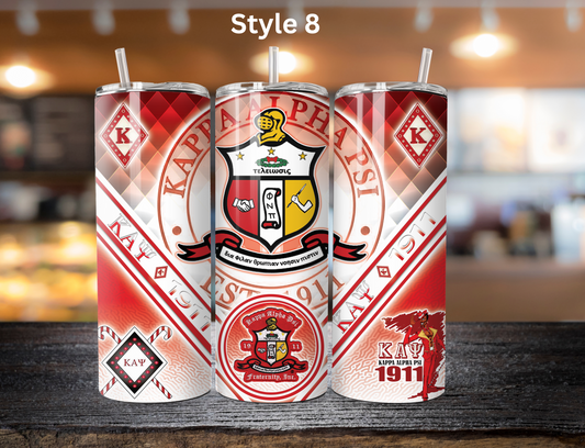 Kappa Alpha Psi Fraternity Tumbler