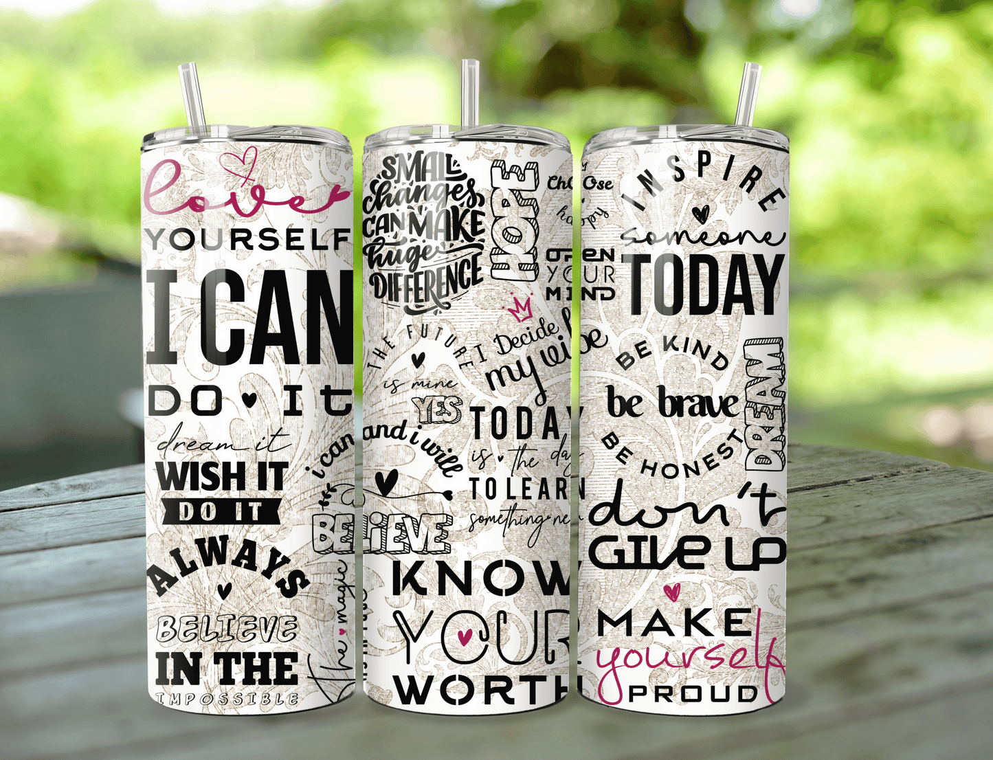 Female Inspirational 20 oz Tumblers