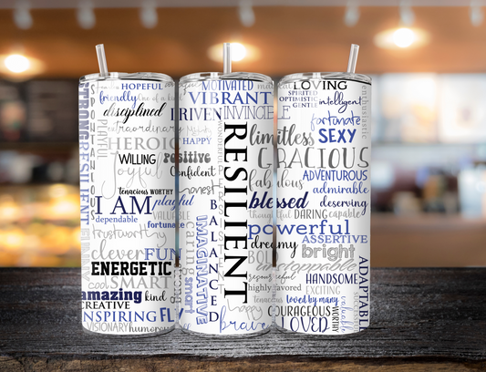 Male Inspirational 20 oz Tumblers