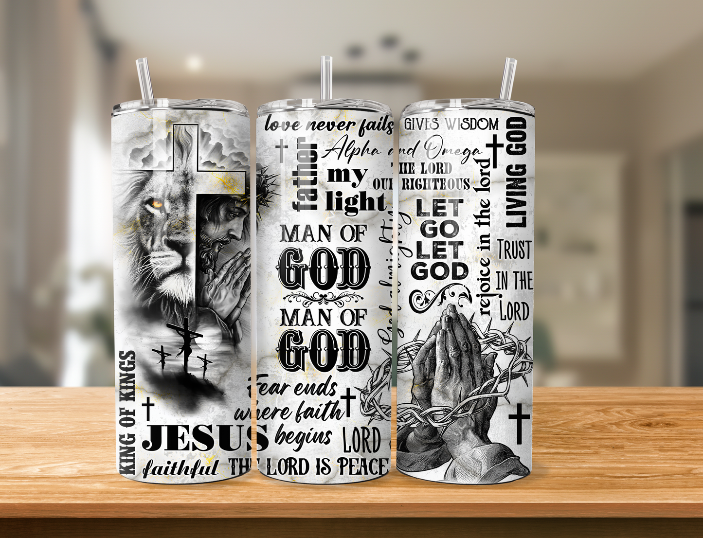 Male Inspirational 20 oz Tumblers